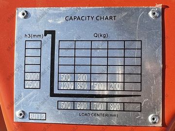 Самоходный штабелер 1200 кг с высотой подъема 3 метра GROS MBD1230LC (аккумулятор AGM, завод MIMA)