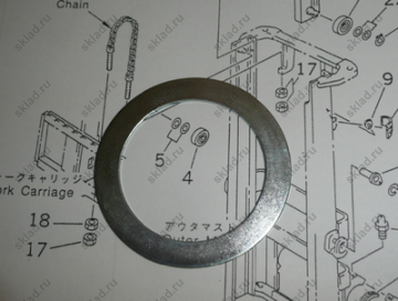 Шайба регулировочная  3EB-71-00060
