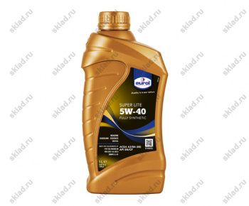 Масло моторное Eurol Super Lite 5W-40 SN/CF 1 л (синт.)
