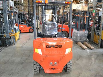 Электрический вилочный погрузчик 2.5 тонны GROS LG25B (завод LONKING)