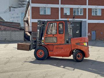 Дизельный вилочный погрузчик 5 тонн GROS LG50DT-Compact (завод LONKING, двигатель FAW)