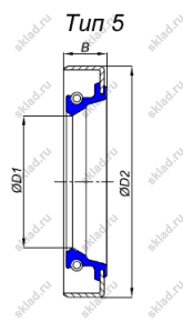 Сальник  D700788