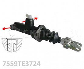 Тормозной цилиндр главный для Nissan (7559TE3724)