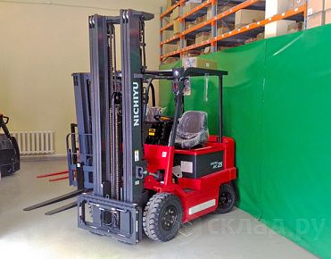 Поставка взрывозащищенного погрузчика на лакокрасочное производство