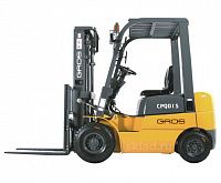 Бензиновый погрузчик GROS CPQD15 грузоподъемностью 1.5 тонны 