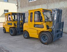 Поставка вилочных автопогрузчиков GROS в Лукойл