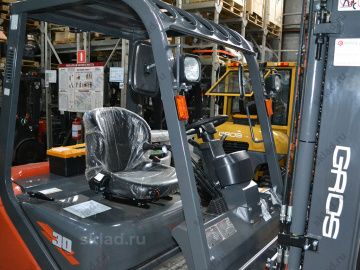 Дизельный вилочный погрузчик 3 тонны GROS LG30DT (завод LONKING, двигатель MITSUBISHI)