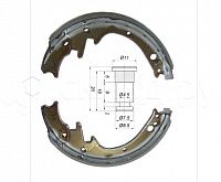 Тормозные колодки для техники Nichiyu (8136SR7393) 