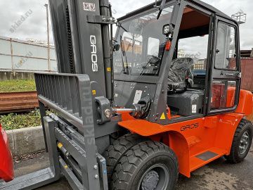 Дизельный вилочный погрузчик 7 тонн GROS LG70DT (завод LONKING, двигатель MITSUBISHI)