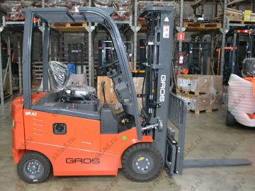 Электропогрузчик вилочный 1.75 тонн GROS LG18B-Li (аккумулятор Li-ion, завод LONKING)