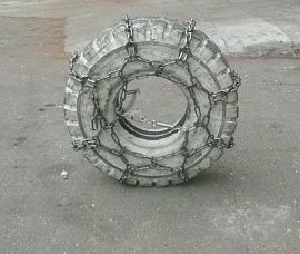 Цепь противоскольжения  тип "лесенка" для 6.00-9