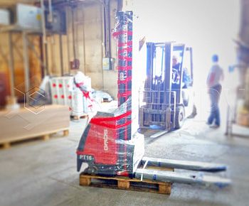 Поставка самоходного штабелера GROS класса premium