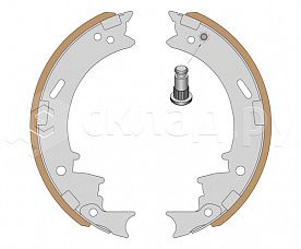 Тормозные колодки TCM (9348RZ4948)
