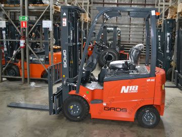 Электропогрузчик вилочный 1.75 тонн GROS LG18B-Li (аккумулятор Li-ion, завод LONKING)