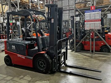 Электропогрузчик вилочный 2 тонны четырехопорный GROS MK-L20 (батарея Li-ion, завод MIMA)
