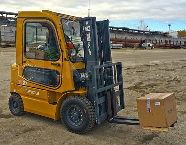 Поставка Электропогрузчика GROS с кабиной в Казаньоргсинтез