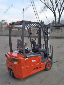 Трехопорный вилочный электропогрузчик 1.75 тонн GROS LG18BE (завод LONKING)