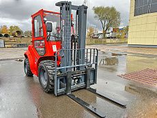 Видео обзор. Полноприводный вилочный погрузчик для эффективной работы в условиях пересеченной местности