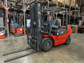 Электропогрузчик вилочный 2.5 тонны GROS LG25В модификация EFL с высоким клиренсом (батарея Li-ion, завод LONKING)