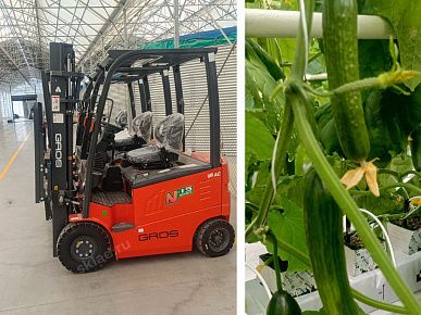 Поставка пяти электропогрузчиков грузоподъемностью 1.5 тонны в тепличный комплекс 